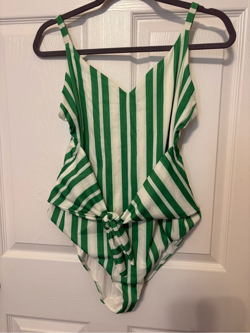 Show Me Your Mumu Green and White Striped One-Piece size XL